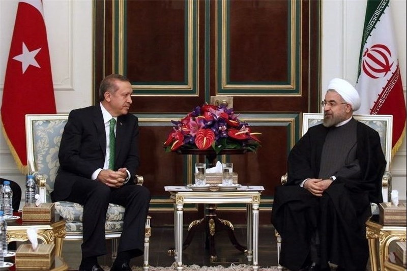 پیام تسلیت اردوغان به روحانی/اعلام آمادگی آنکارا برای همکاری با تهران در مبارزه با تروریسم
