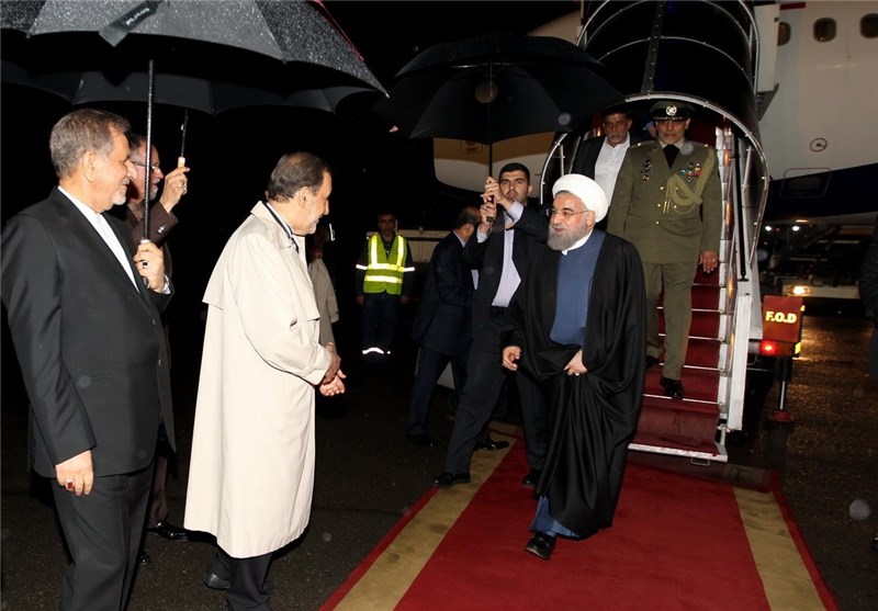 روحانی از پاکستان بازگشت 