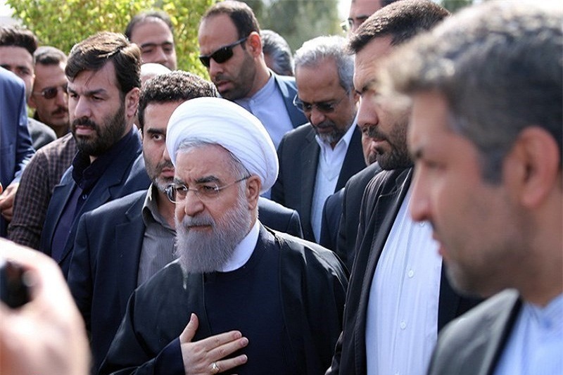 مراسم ختم والده همسر رئیس‌جمهور برگزار شد