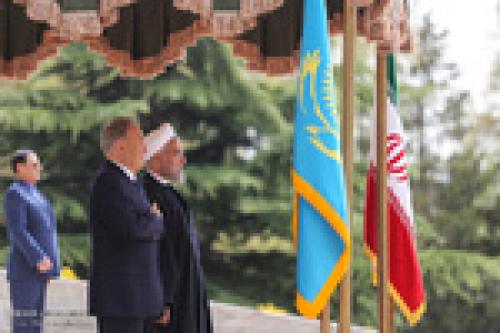 Rouhani welcomes Kazakh counterpart in Tehran 