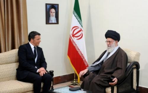 Leader says Iran holds optimistic view of Italy 