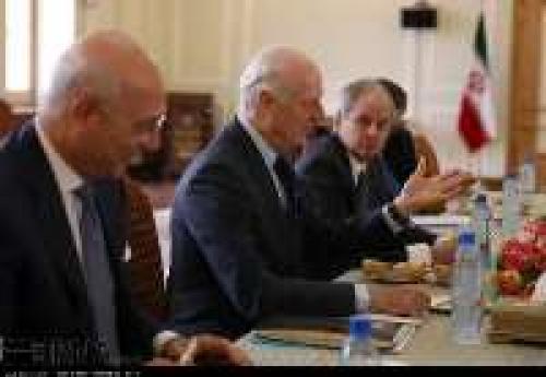 UN envoy for Syria underlines importance of talks with Iran 