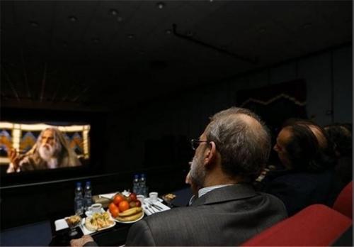 علی لاریجانی:هنگام تماشای فیلم محمد رسول‌الله (ص) گویی در محراب عبادت نشسته بودیم+ عکس 