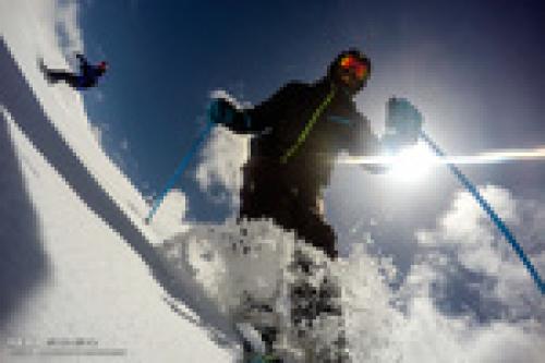 Dizin ski resort hosts intl. snowboard competition 