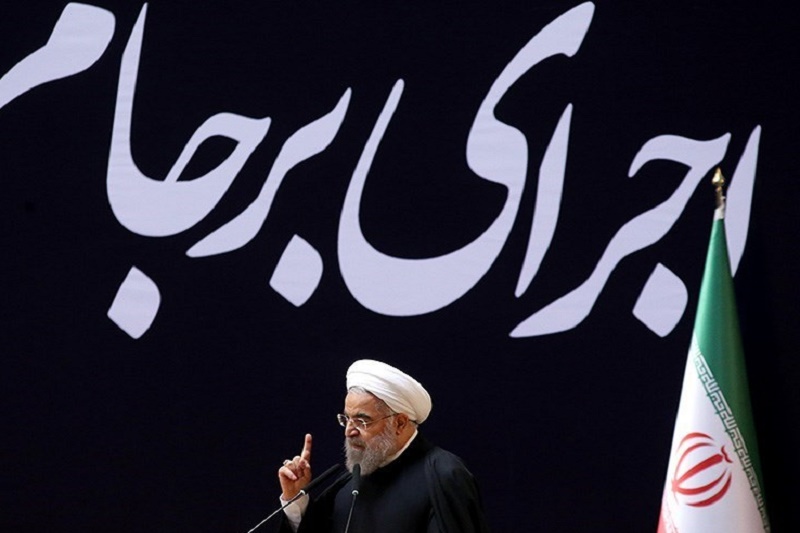 وعده‌های حجت الاسلام حسن روحانی درباره اجرای برجام ولغو تحریم ها از روز اجرا