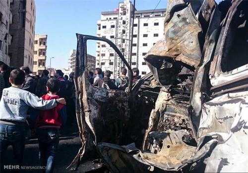 جزئیات انفجار تروریستی در منطقه زینبیه دمشق/۱۵ شهید و ۵۰ زخمی تا‌کنون