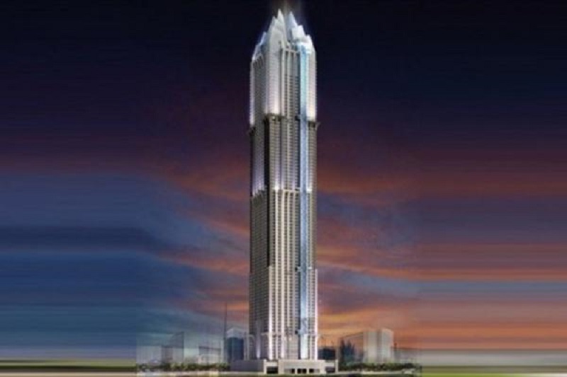 عکس:پایان ساخت زیباترین برج دنیا
