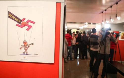 (تصاویر) نمایشگاه کاریکاتور هولوکاست در تهران 