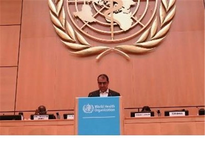 انتقاد تُند هاشمی به اسرائیل در مجمع جهانی بهداشت در سوئیس 