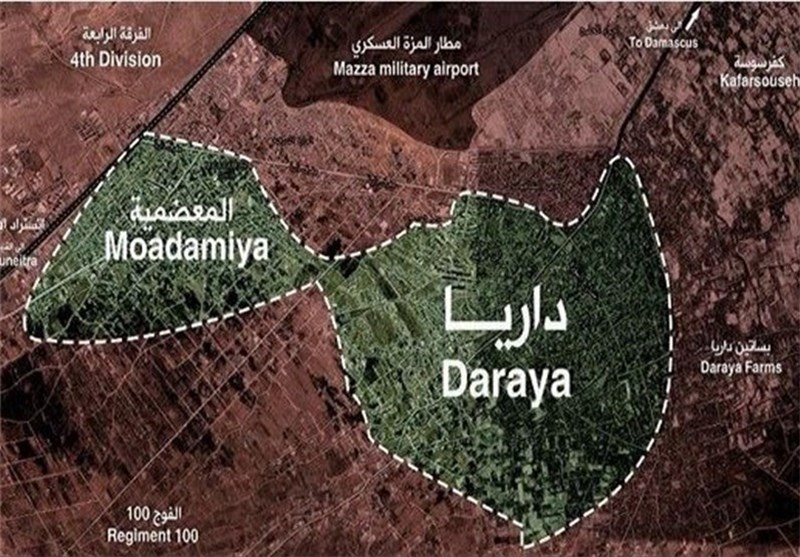 ارتش سوریه ۴۲ مجموعه مسکونی را در حومه دمشق آزاد کرد
