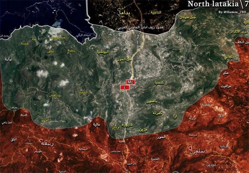  ارتش سوریه حمله تروریست‌ها به جبل الاکراد لاذقیه را دفع کرد 