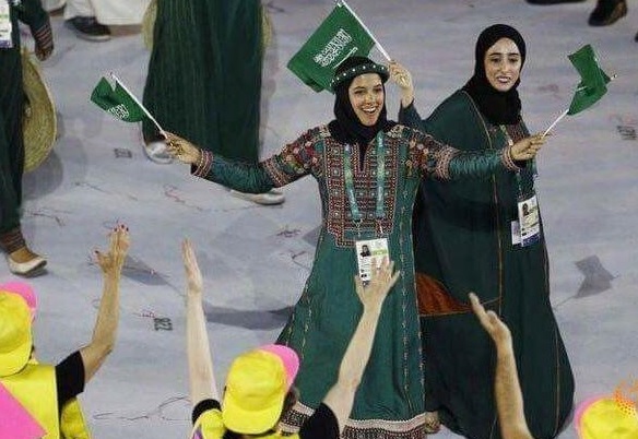 عکس/ چهار زن اجاره‌ای در کاروان المپیک عربستان! 