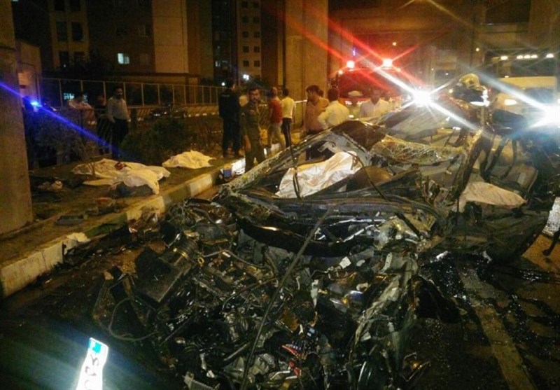  سانحه رانندگی در بزرگراه بابایی تهران ۳ کشته برجای گذاشت
