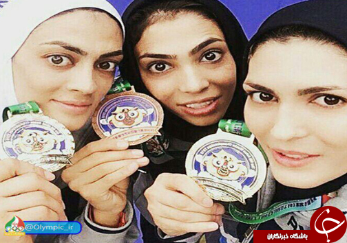 سه خواهر و سه مدال برای ایران +عکس