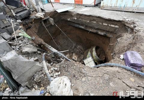 حادثه دیگری در مترو/ تونل خط ۶ در کیانشهر ریزش کرد/ فعلا ۵ نفر مصدوم شدند