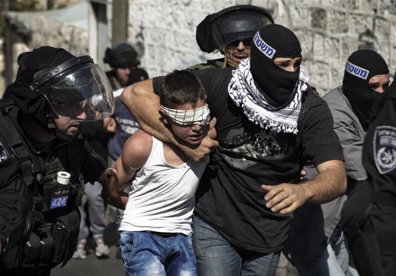  اسارت ۱۰۰۰ کودک فلسطینی توسط صهیونیست‌ها در سال ۲۰۱۶