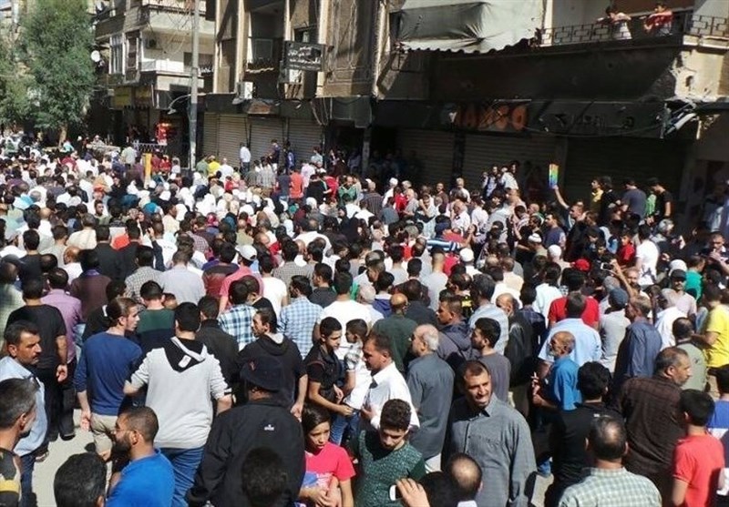 شهروندان سوری نقض آتش بس را محکوم کردند + تصاویر