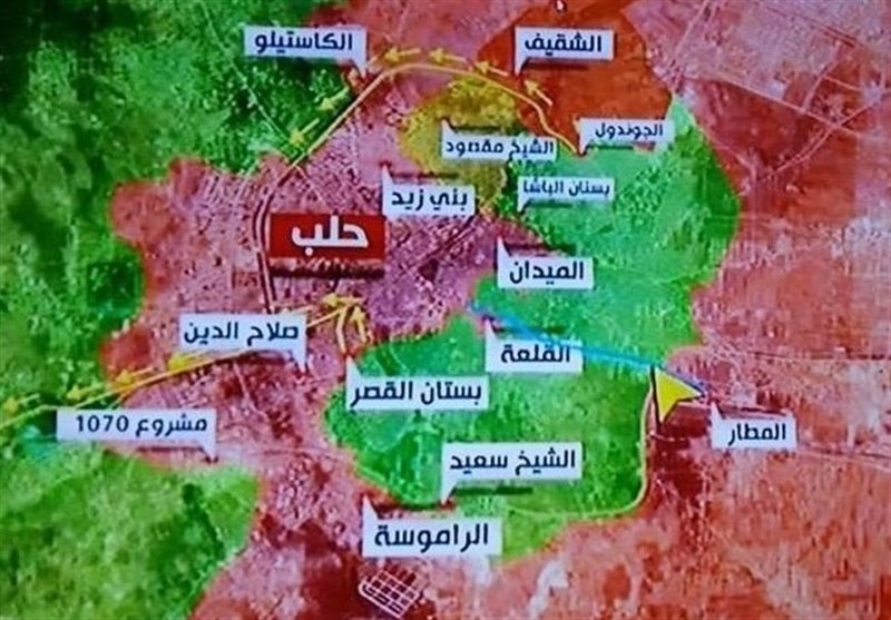  آخرین وضعیت محله‌های شرقی حلب و گزینه‌های احتمالی گروه‌های تروریستی 