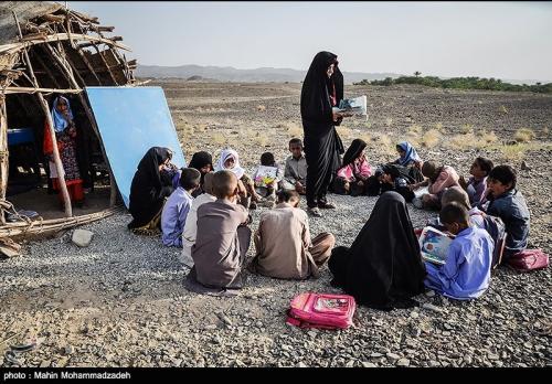  مدارسی که "جان" می‌گیرند/ "مدارس کپری" همچنان کلاس درس دانش‌آموزان سیستان و بلوچستانی+ تصاویر 