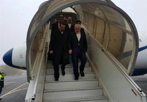  ظریف وارد مسکو شد/ نشست سه جانبه وزرای خارجه ایران، روسیه و سوریه