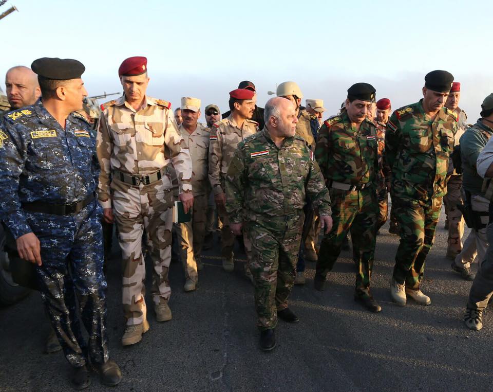 العبادی از موصل بازدید کرد +تصاویر