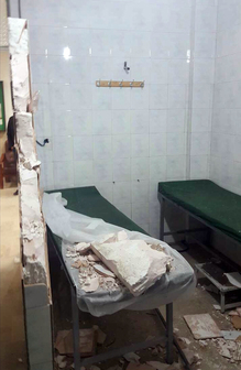 (تصاویر) حمله افرادناشناس به درمانگاه شهید موسوی 