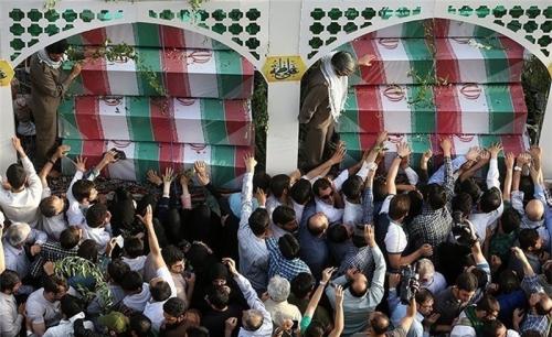 تشییع و خاکسپاری شهدای گمنام در بیش از ۱۱ استان کشور