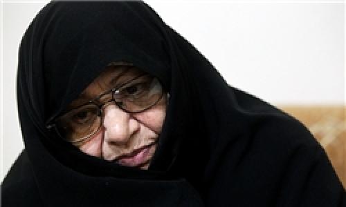 پیکر مرحومه «مرضیه حدیدچی در حرم امام خمینی تشییع شد