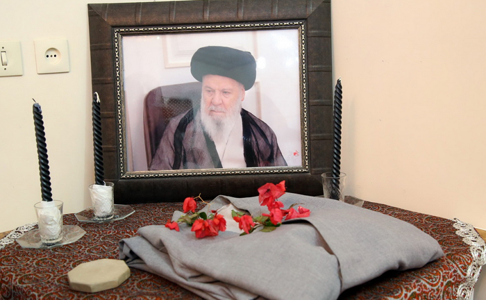تصاویر/ وداع با آیت الله موسوی اردبیلی 