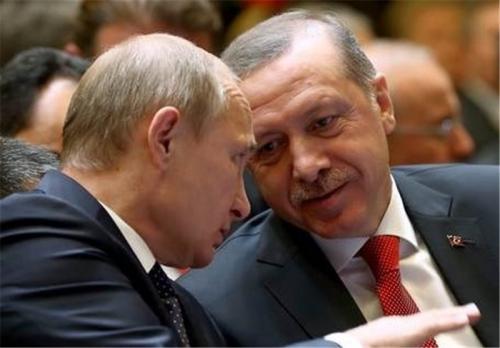  گفت‌وگوی تلفنی اردوغان و پوتین درباره سوریه