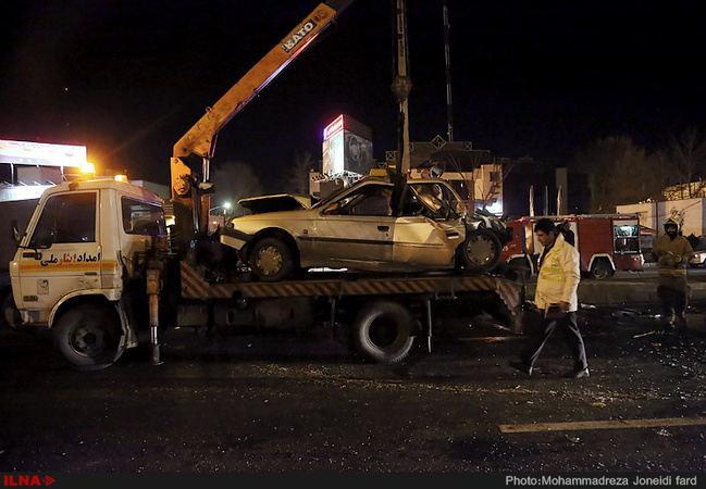 تصاویر: شب پرحادثه در جاده مخصوص کرج 