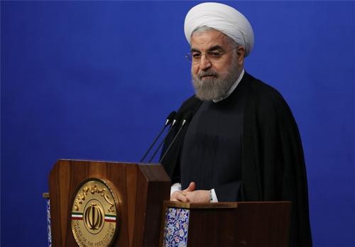  حضور روحانی در همایش رونمایی از منشور حقوق شهروندی