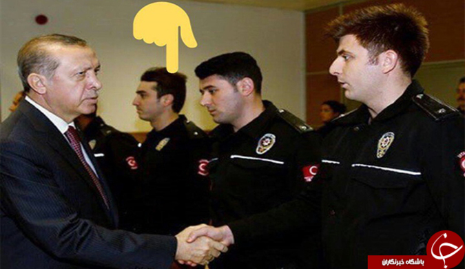 عکس قاتل سفیر روسیه با اردوغان! +تصاویر 