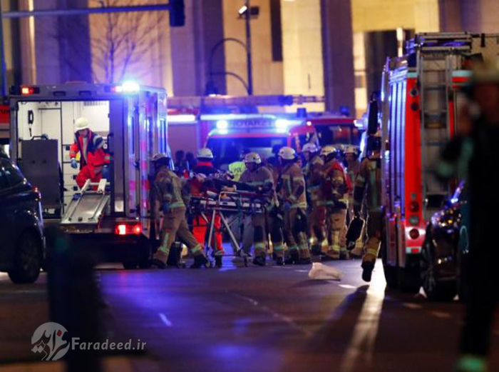 (تصاویر) حمله تروریستی به بازار کریسمس برلین 