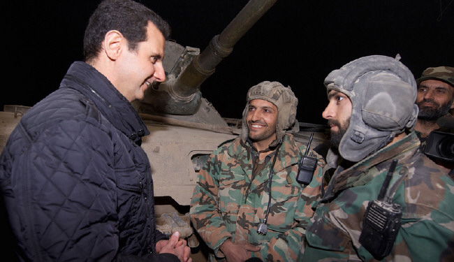 (تصاویر) کاپشن قدیمی بشار اسد خبرساز شد! 