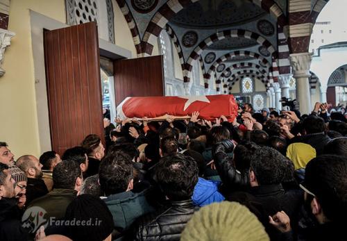 (تصاویر) تشییع قربانیان حمله استانبول 