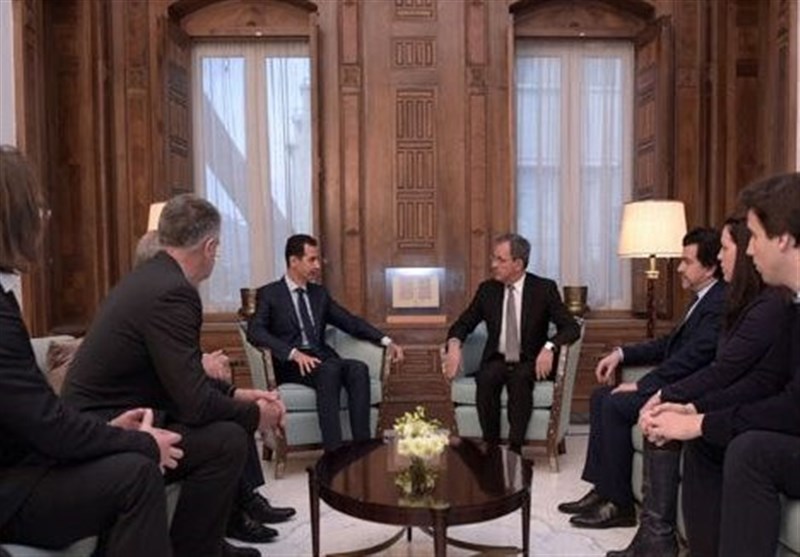  دیدار یک هیئت فرانسوی با بشار اسد
