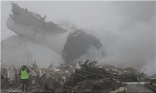 سقوط هواپیمای باری در بیشکک دستکم 37 کشته برجا گذاشت+عکس