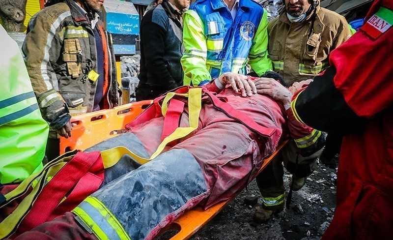  محل ۲ آتش‌نشان گرفتار زیرآوار ساختمان پلاسکو مشخص شد