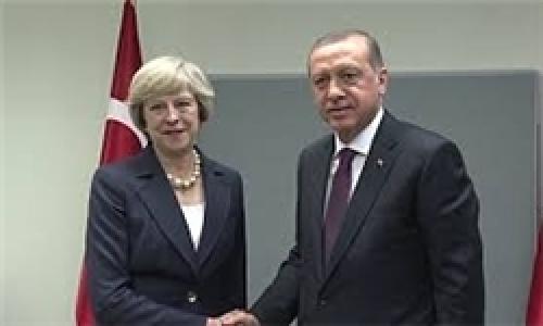 «ترزا می» در آنکارا با رجب طیب اردوغان دیدار کرد