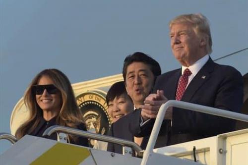 اقدام نامتعارف ملانیا ترامپ در قبال همسر نخست وزیر ژاپن +عکس