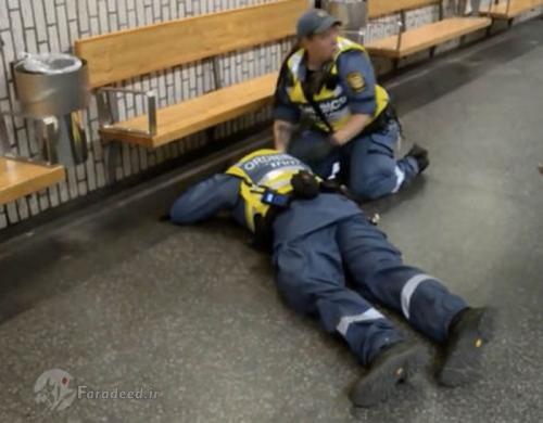 (تصاویر) آشوب افراد ناشناس در سوئد 