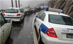 بارش باران در محورهای ۷ استان/ ترافیک در جاده‌ چالوس، فیروزکوه و هراز / بازگشایی محور بشرویه - فردوس و بافت - سیرجان