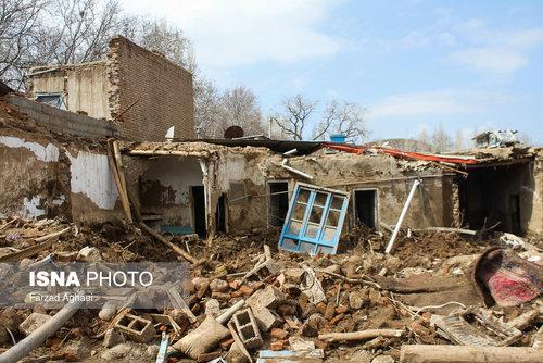 روستای چنار شهرستان عجب شیر 2 روز پس از سیلاب (عکس) 