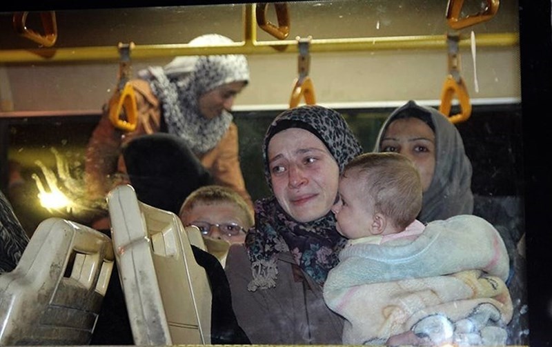 حرکت ۳ هزار نفر دیگر از اهالی کفریا و فوعه به سمت« حلب »