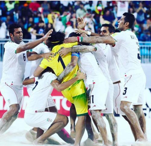 ساحلی بازان ایران در جمع 8 تیم برتر دنیا 