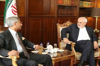  درخواست ظریف از وزیر خارجه هند 