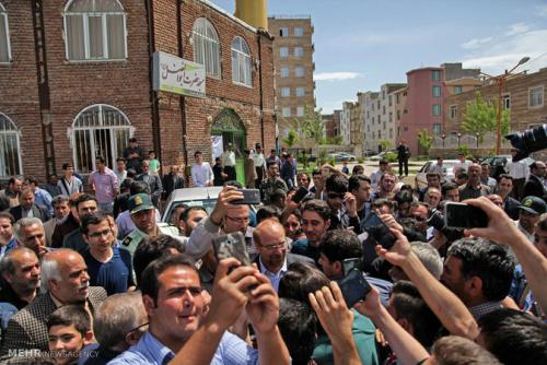 گزارش تصویری: حضور محمدباقر قالیباف در انتخابات