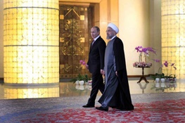 پیام پوتین برای پیروزی روحانی