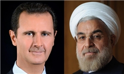 بشار اسد انتخاب دوباره روحانی را تبریک گفت